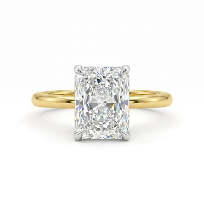 Lunessa Radiant Solitaire Lab Grown Diamond Ring