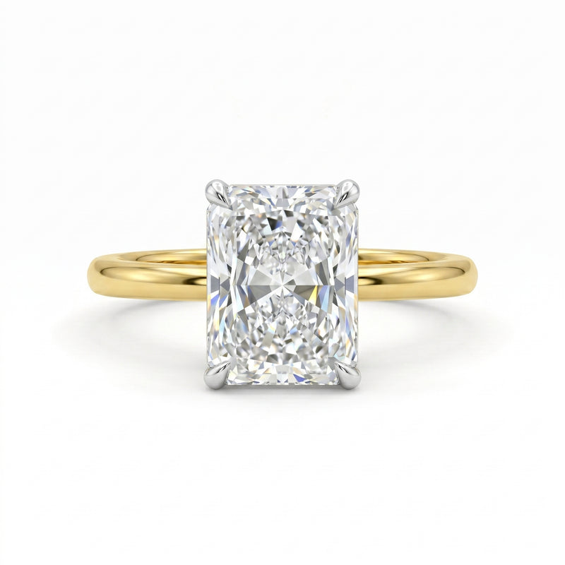 Lunessa Radiant Solitaire Lab Grown Diamond Ring