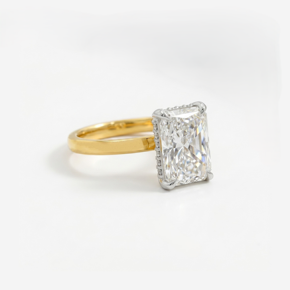 Lunessa Radiant Solitaire Lab Grown Diamond Ring