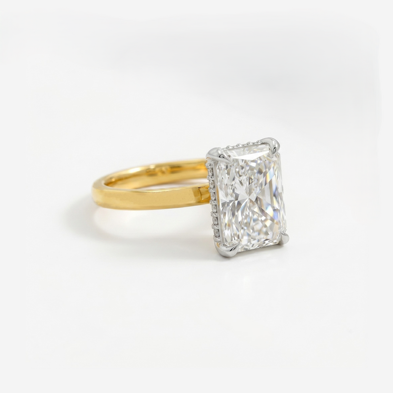 Lunessa Radiant Solitaire Lab Grown Diamond Ring