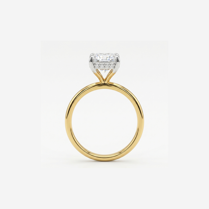 Lunessa Radiant Solitaire Lab Grown Diamond Ring