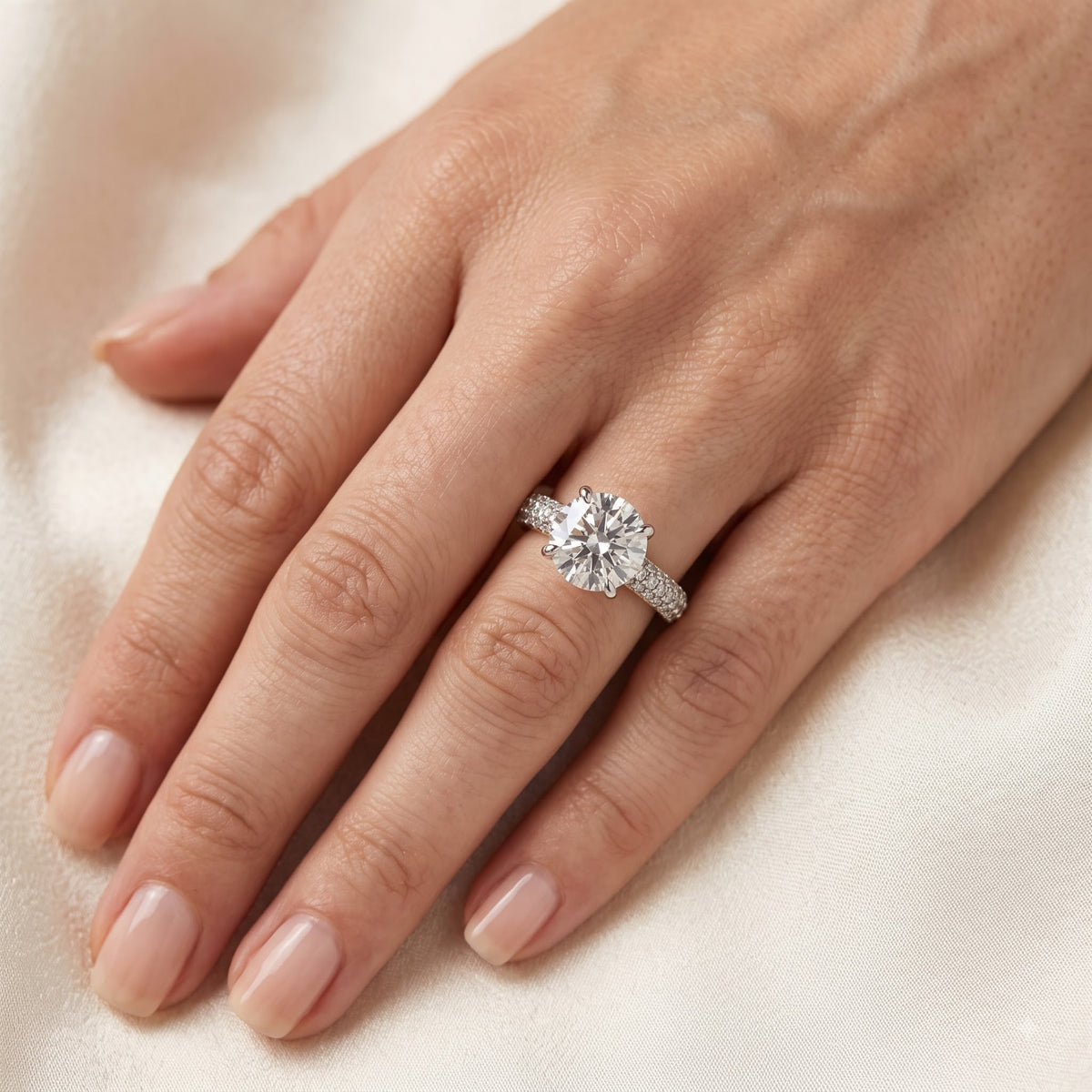 Aurelle Solitaire Lab Grown Diamond Ring