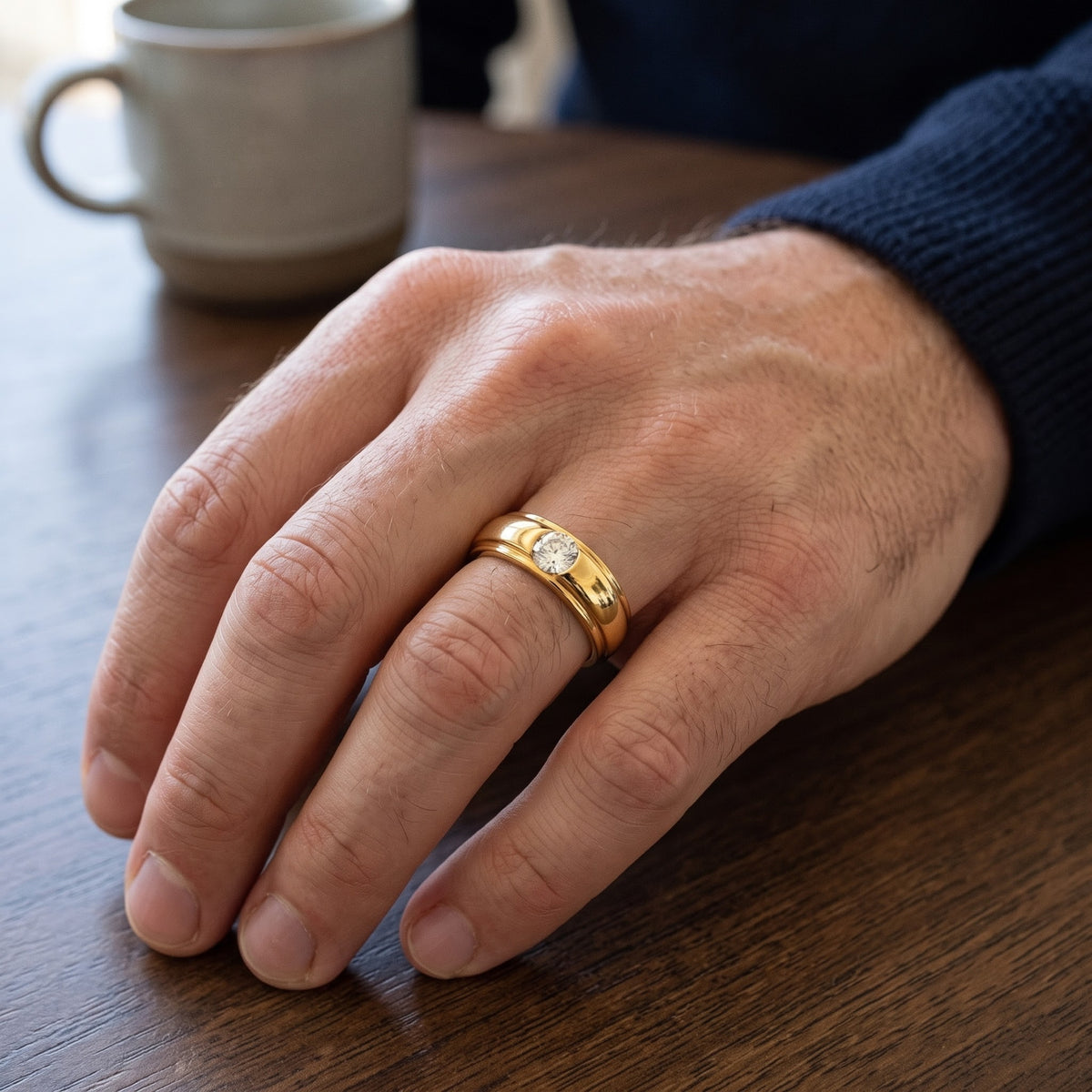 Orven Axis Lab Grown Diamond Ring