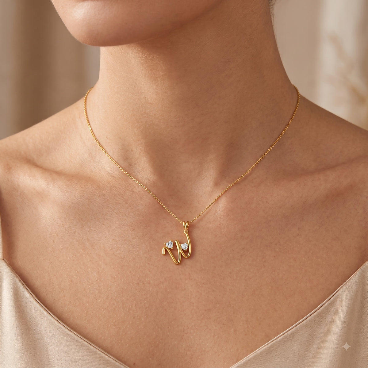 Winged Heart Lab Grown Diamond Pendant