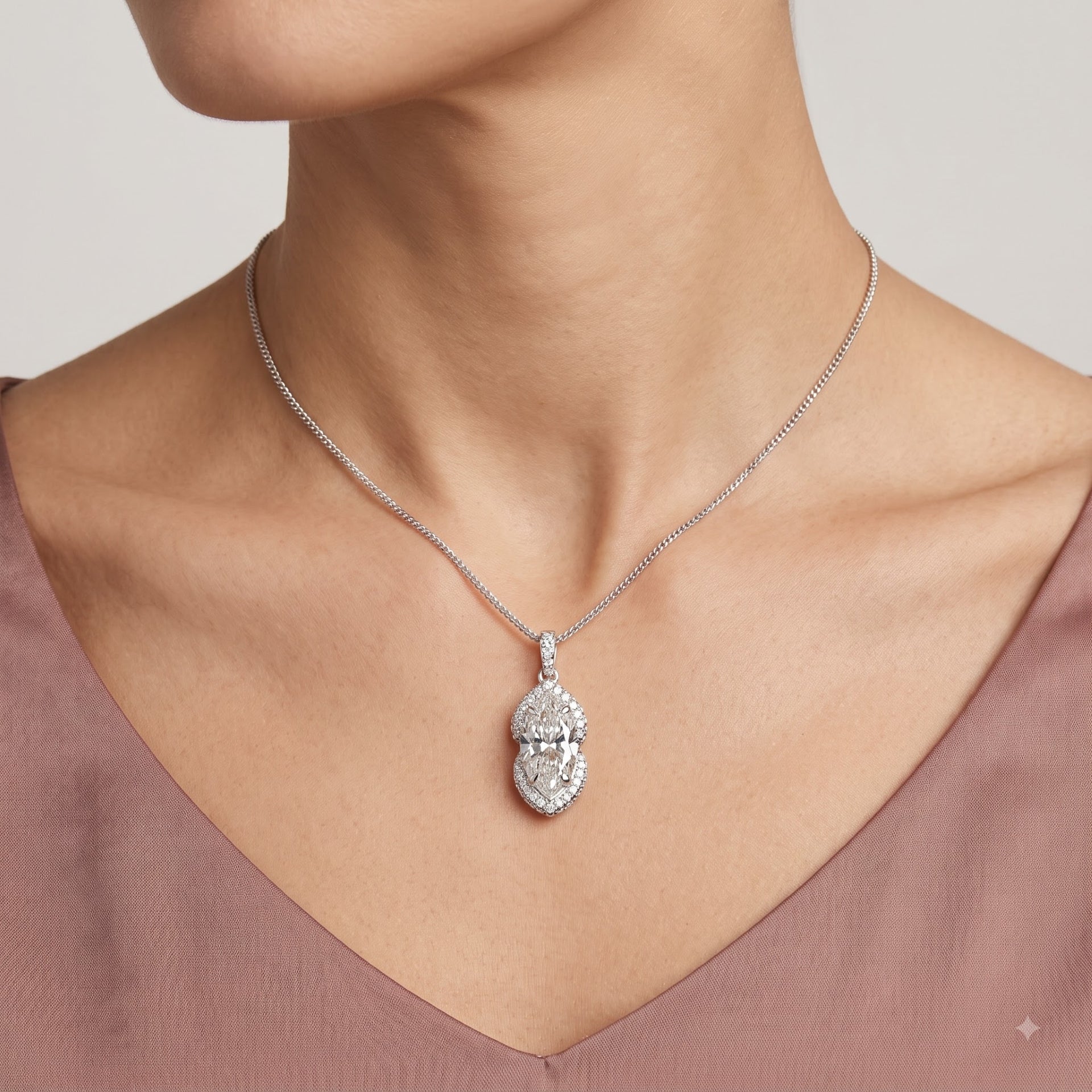 Whisperwind Solitaire Lab Grown Diamond Pendant