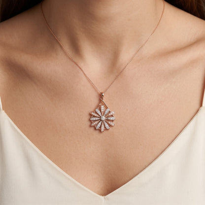 Starlit Marigold Lab Grown Diamond Pendant