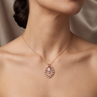 Twilight Tear Aura Lab Grown Diamond Pendant