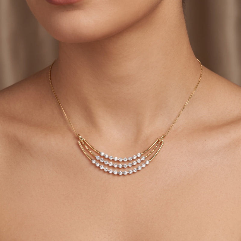 Starlight Arc Lab Grown Diamond Pendant