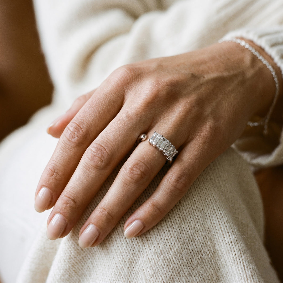 Avelisse Fourfold Lab Grown Diamond Ring
