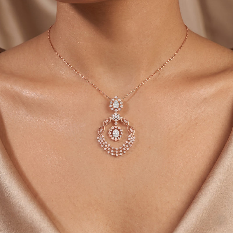 Meadow Bloom Lab Grown Diamond Pendant