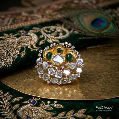 Emblem Cocktail Lab Grown Polki Ring