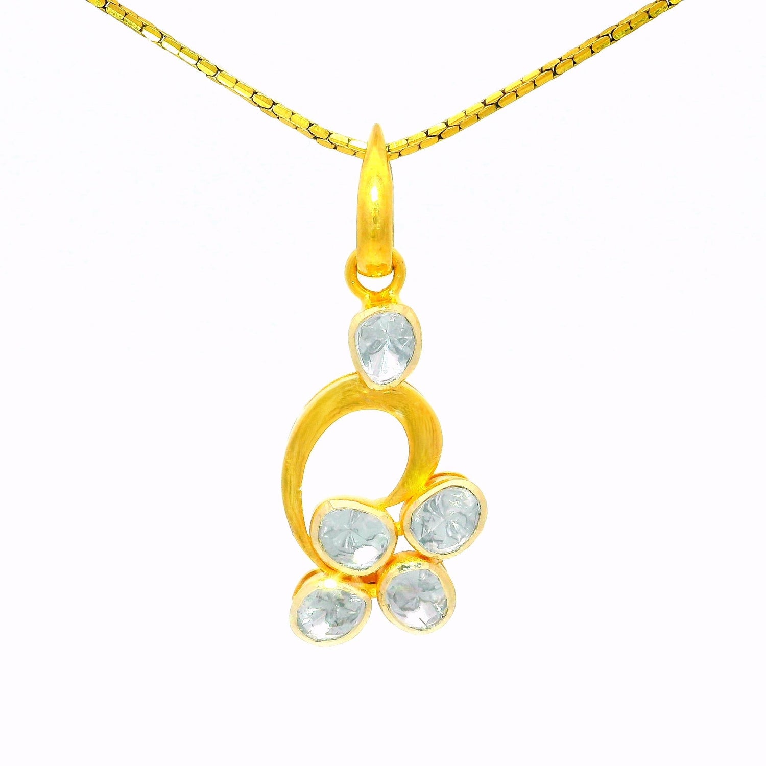 Starlight Lab Grown Polki Pendant