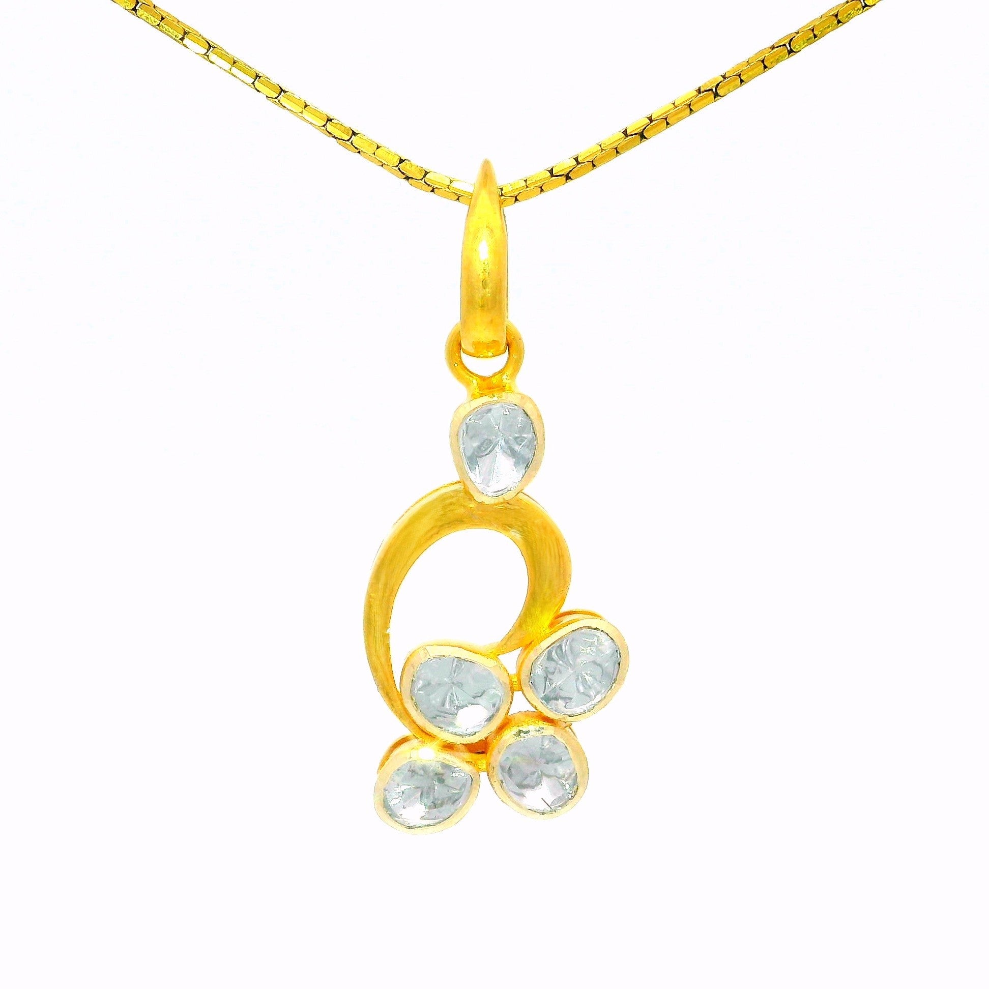 Starlight Lab Grown Polki Pendant