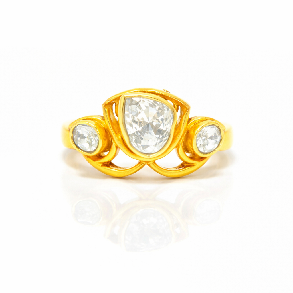 Radiant Horizon Lab Grown Polki Ring