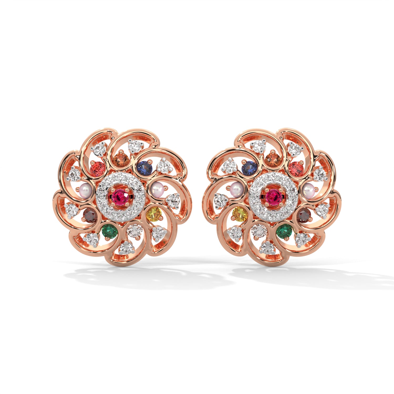 Solar Bloom Lab Grown Diamond Studs