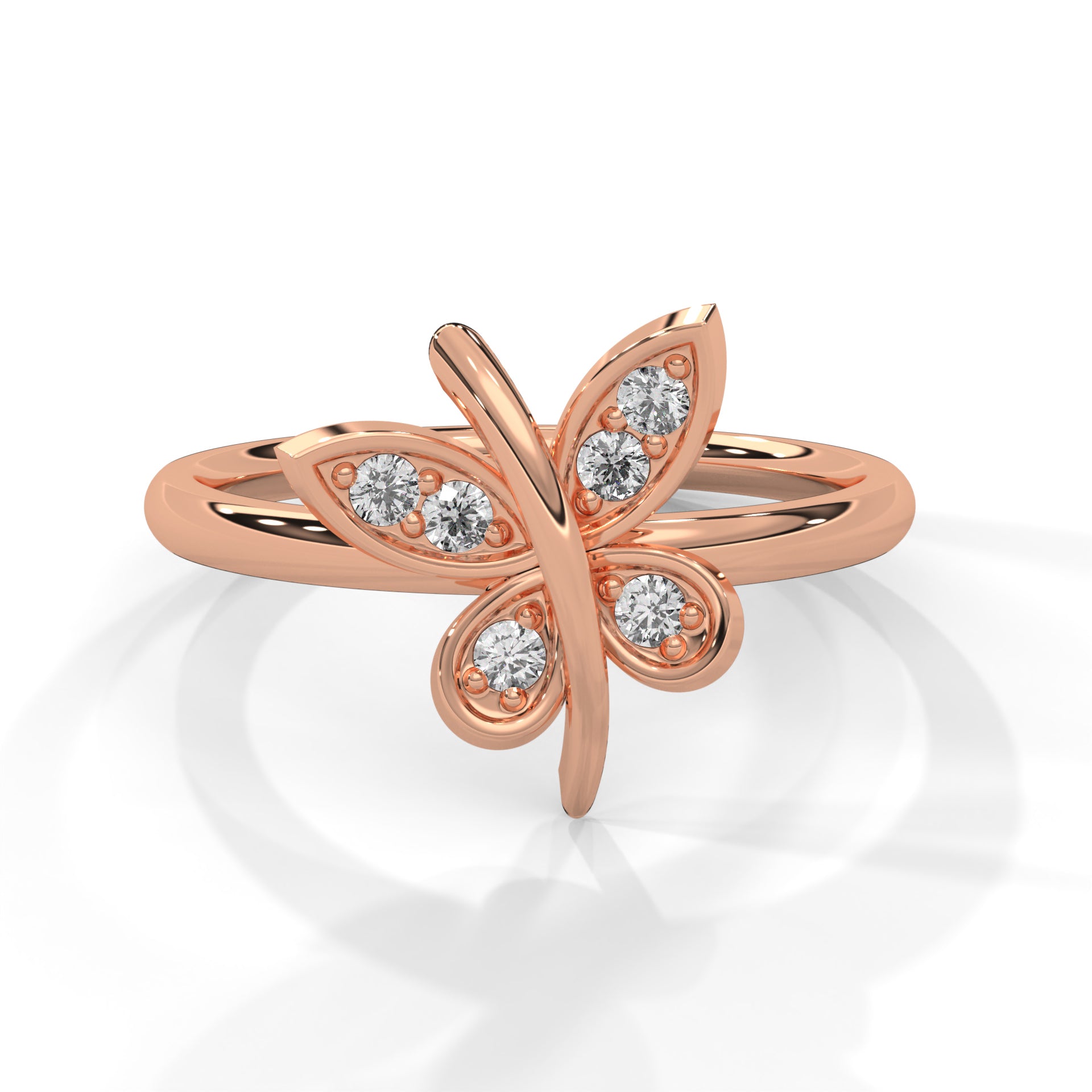 Enchanted Butterfly Lab Grown Diamond Ring