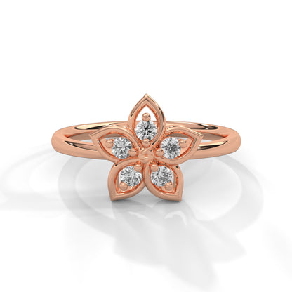 Blossom Diamond Floral Ring