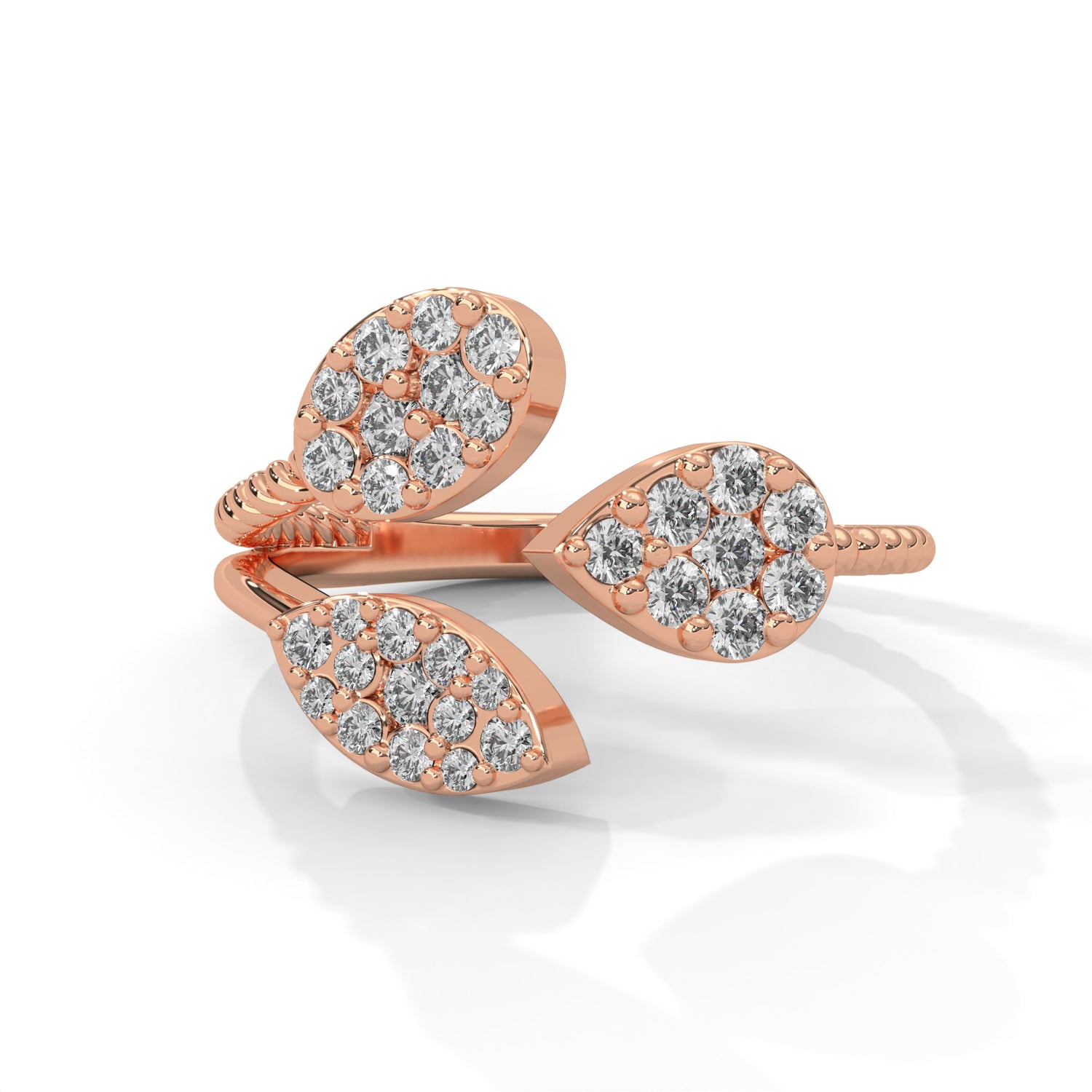 Enchanted Leaf Lab Grown Diamond Ring