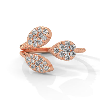 Enchanted Leaf Lab Grown Diamond Ring