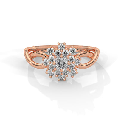 Celestial Blossom Lab Grown Diamond Ring