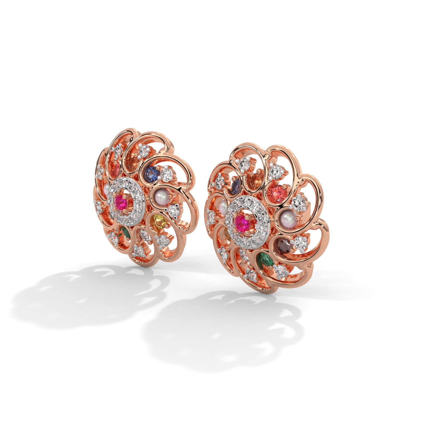 Solar Bloom Lab Grown Diamond Studs