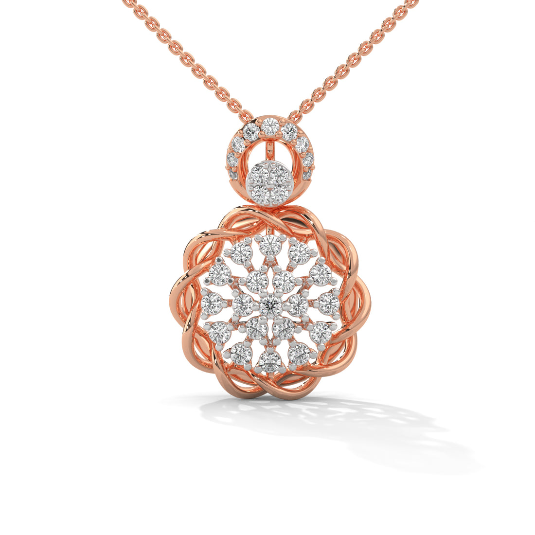 Enchanted Bloom Lab Grown Diamond Pendant