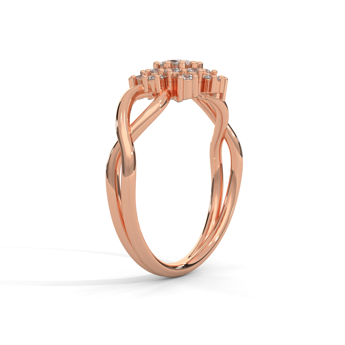 Celestial Blossom Lab Grown Diamond Ring