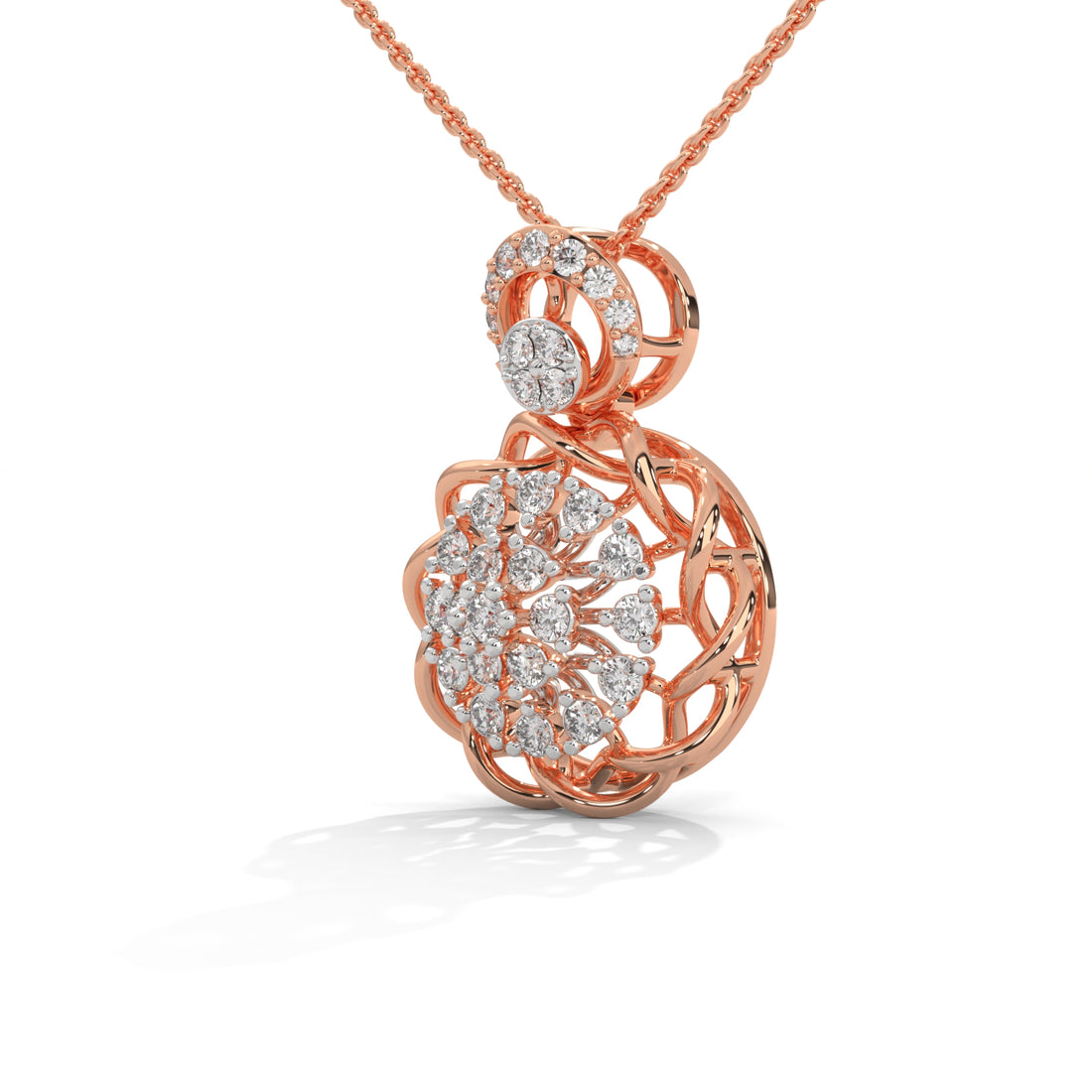 Enchanted Bloom Lab Grown Diamond Pendant
