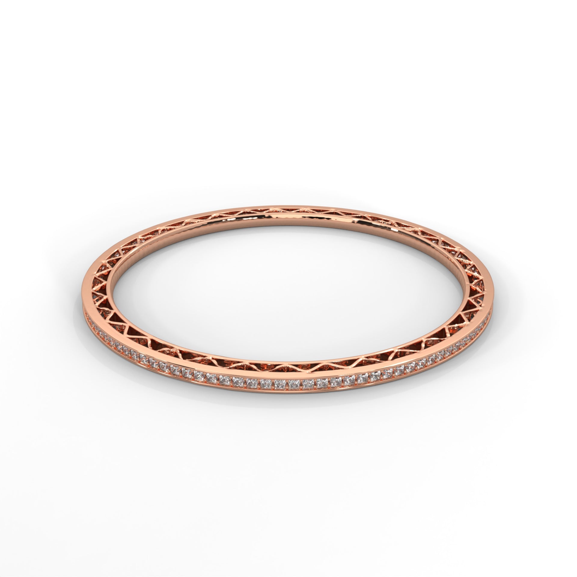 Classic Eternity Lab Grown Diamond Bangle