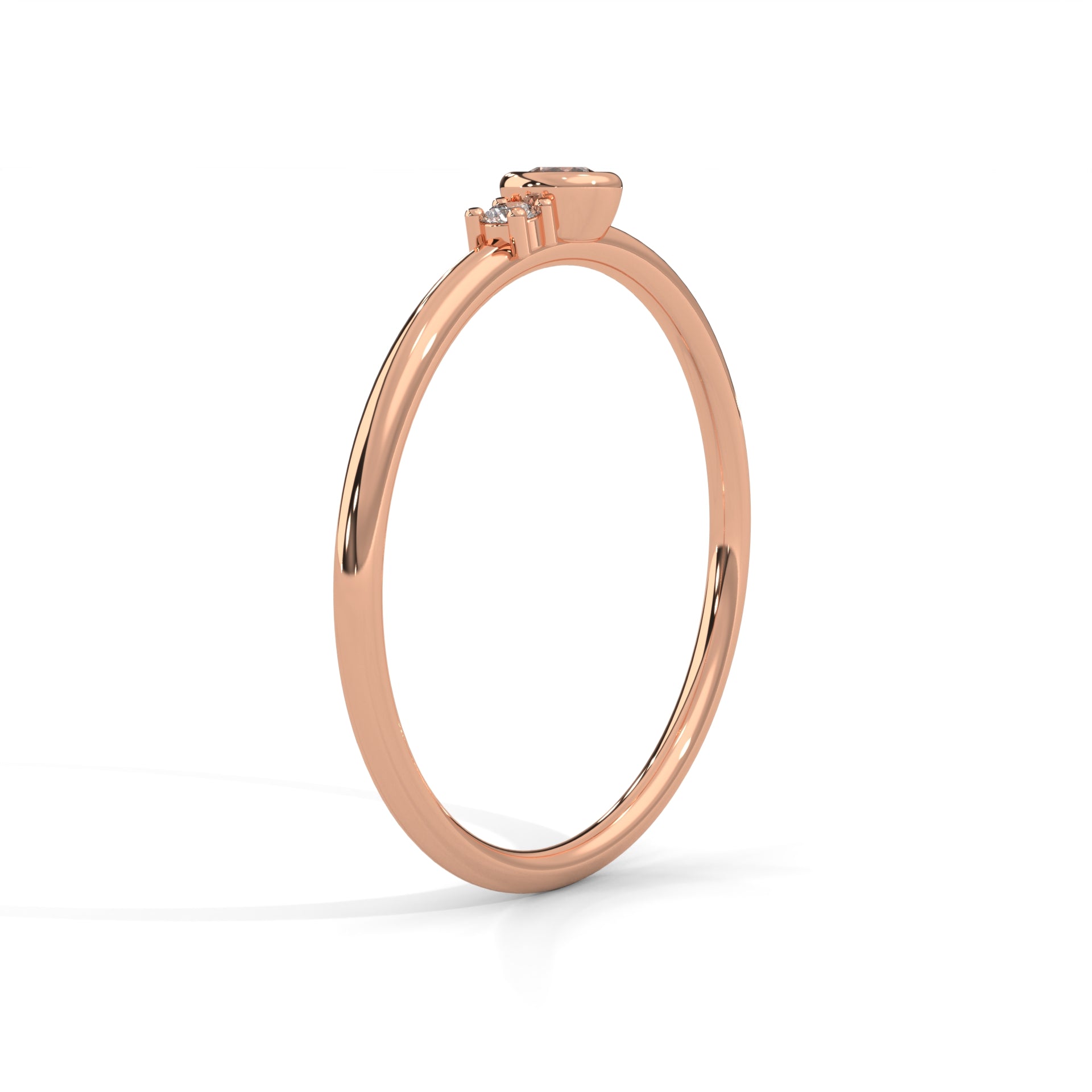 Minimalist Duo Lab Grown Diamond Ring