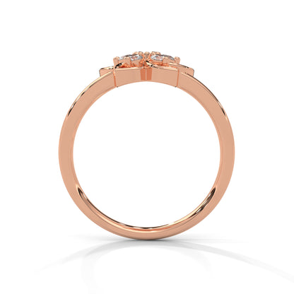 Blossom Diamond Floral Ring