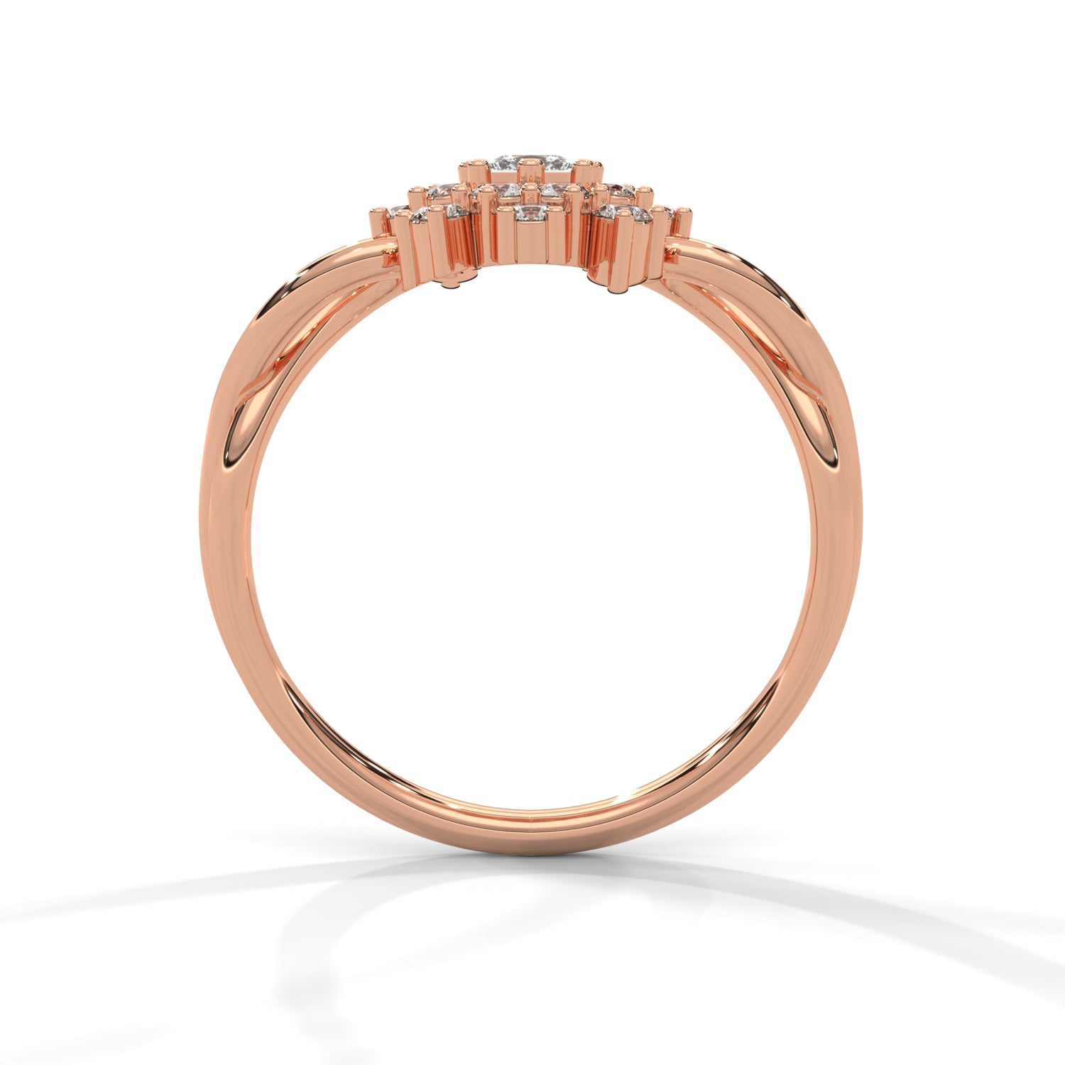 Celestial Blossom Lab Grown Diamond Ring