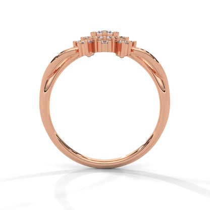 Celestial Blossom Lab Grown Diamond Ring