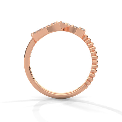 Enchanted Leaf Lab Grown Diamond Ring
