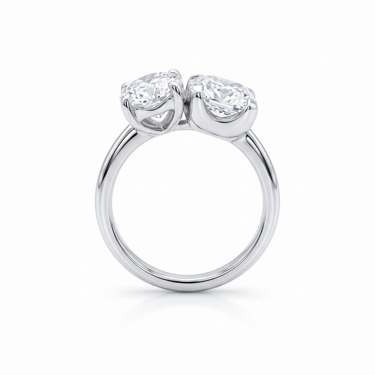 Ecliptic Duet Solitaire Lab Grown Diamond Ring