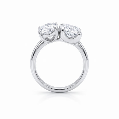 Ecliptic Duet Solitaire Lab Grown Diamond Ring