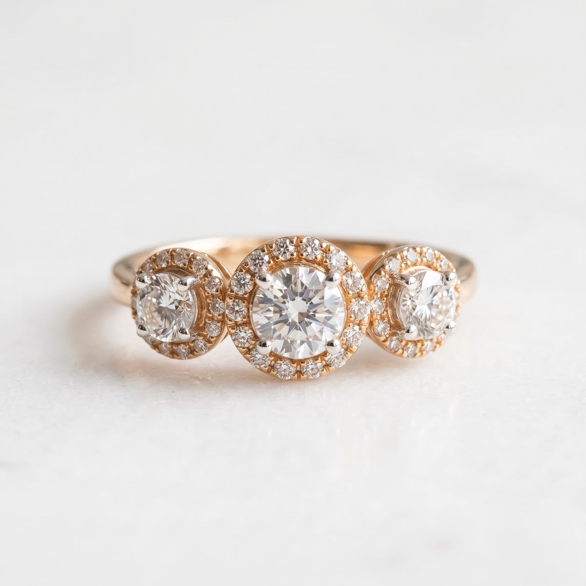 Veyra Triple Radiance Lab Grown Diamond Ring