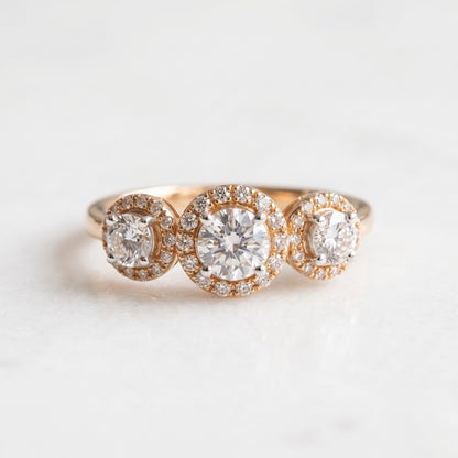 Veyra Triple Radiance Lab Grown Diamond Ring