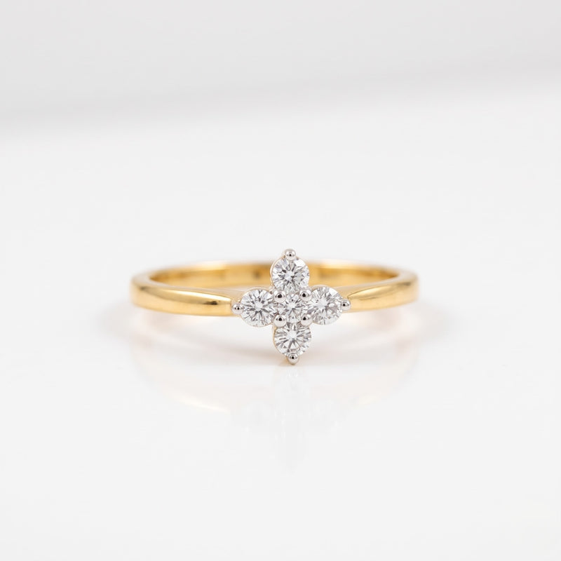 Velmira Petite Bloom Lab Grown Diamond Ring