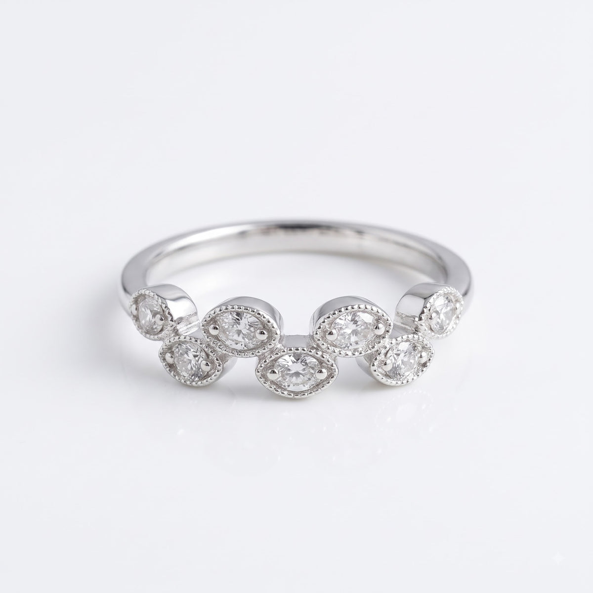 Solenne Quad Bloom Lab Grown Diamond Ring