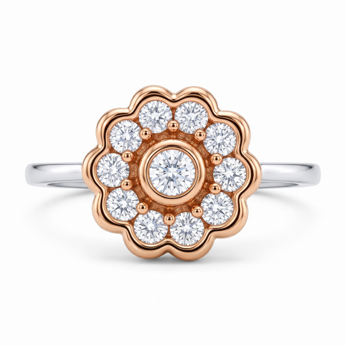 Nerissa Floral Lab Grown Diamond Ring