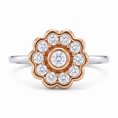 Nerissa Floral Lab Grown Diamond Ring