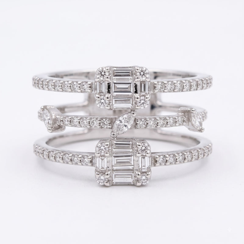 Paradigm Crossover Lab Grown Diamond Ring