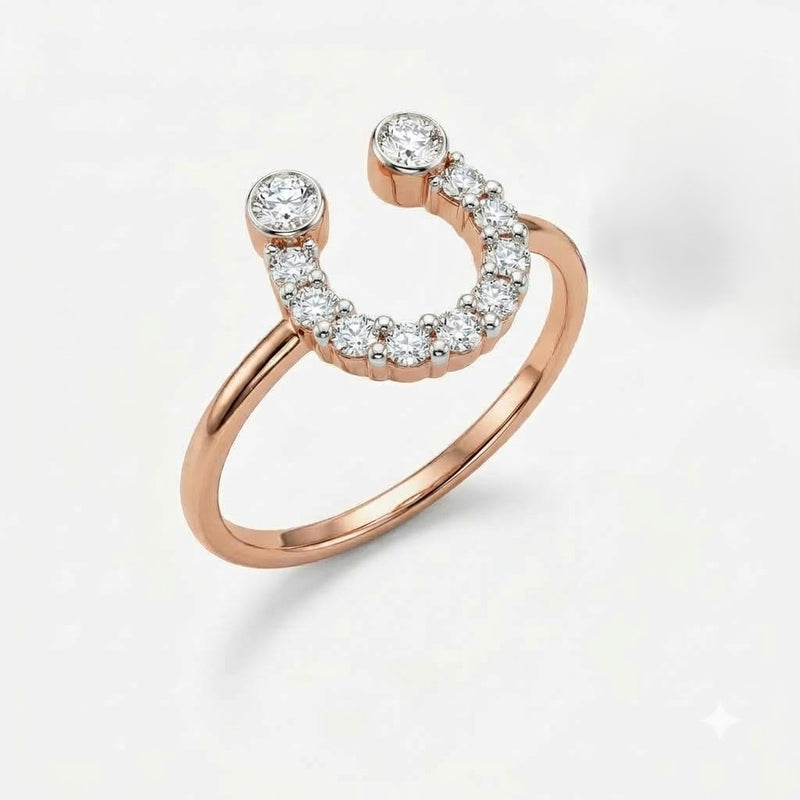 Elara Arc Lab Grown Diamond Ring