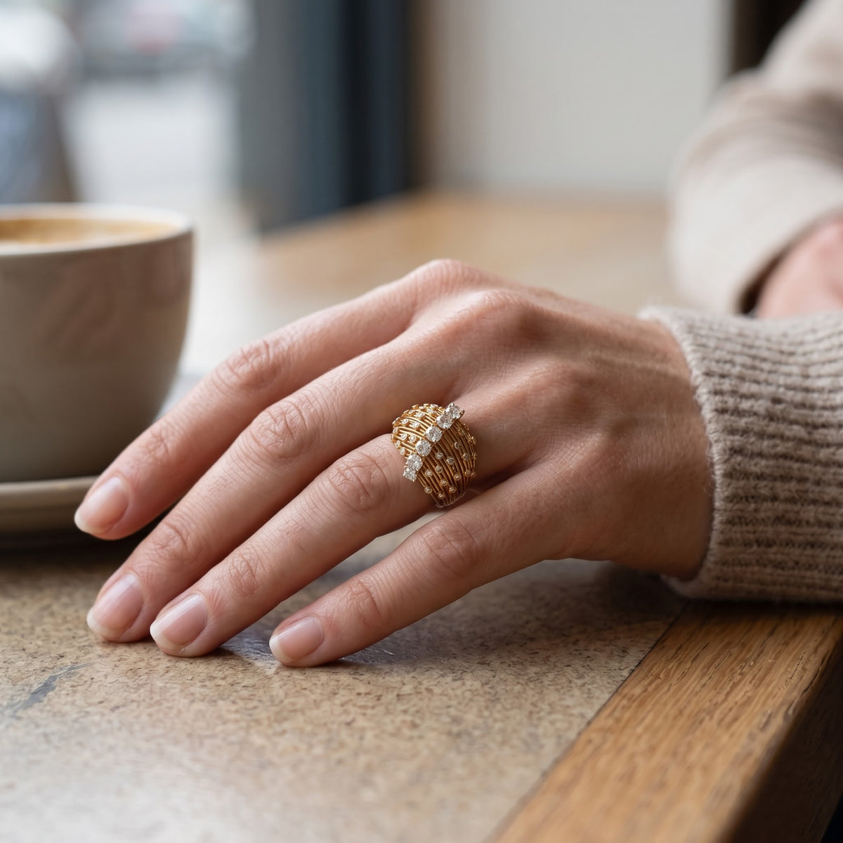 Celestial Majesty Lab Grown Diamond Ring