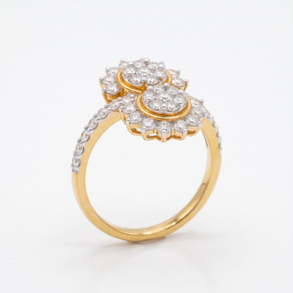 Elara Twin Radiance Lab Grown Diamond Ring