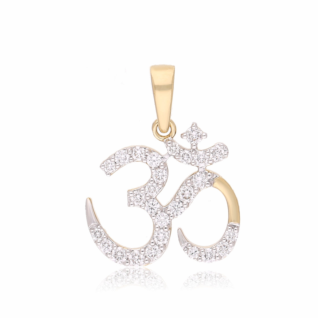 Sacred Mantra Lab Grown Diamond Pendant