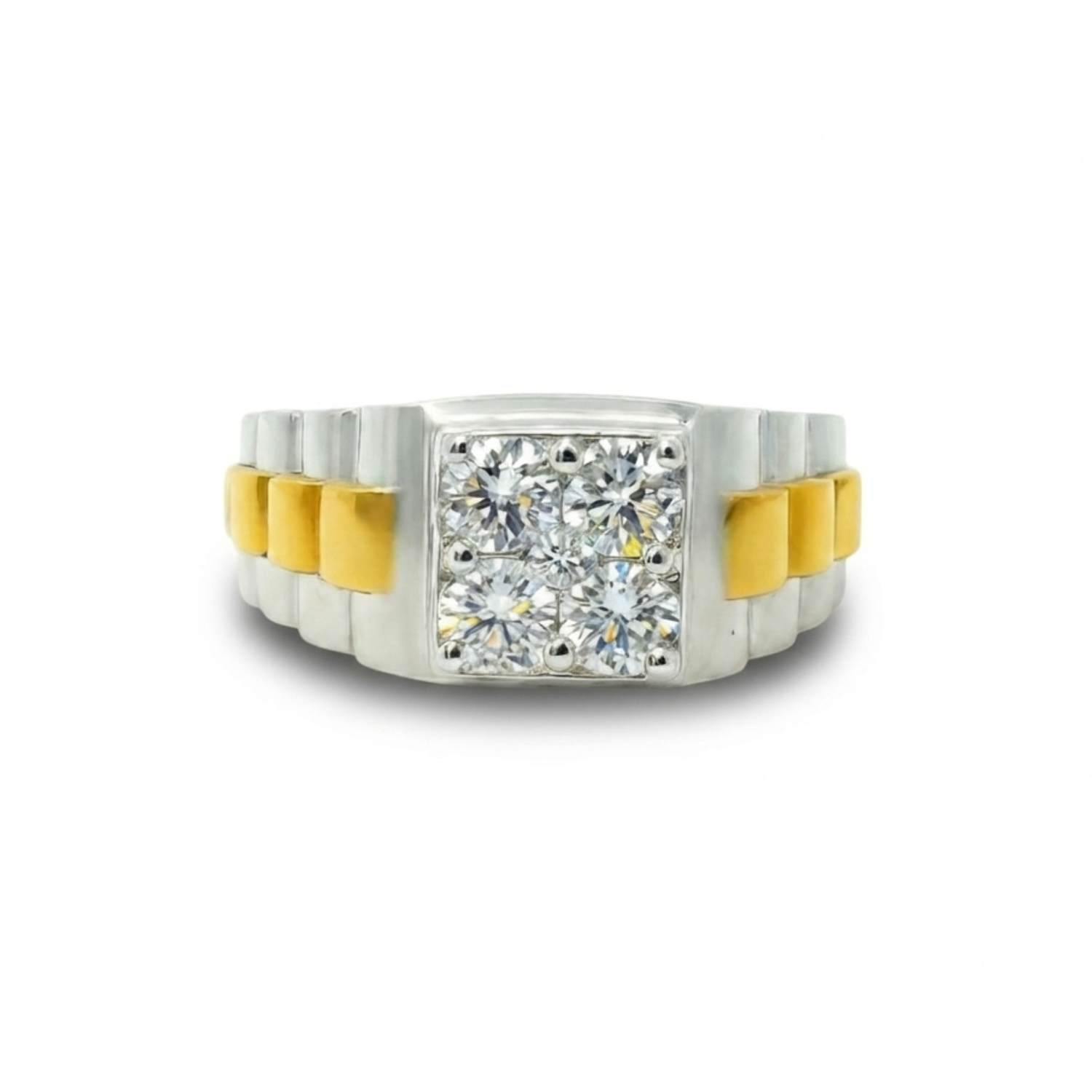 Bolt Cluster Lab Grown Diamond Ring