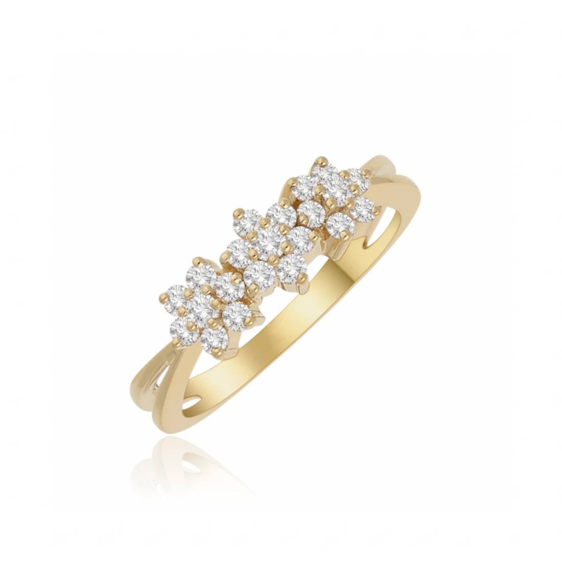 Botanical Muse Cluster Lab Grown Diamond Ring