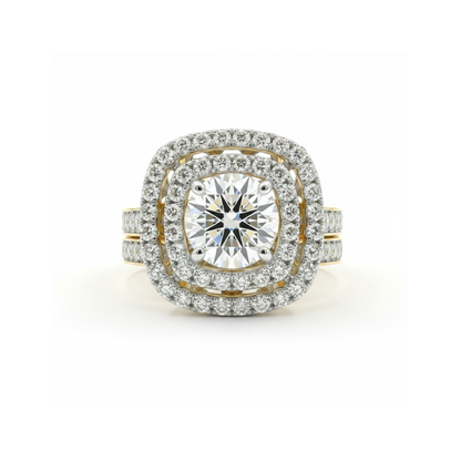 Monumental Solitaire Lab Grown Diamond Ring